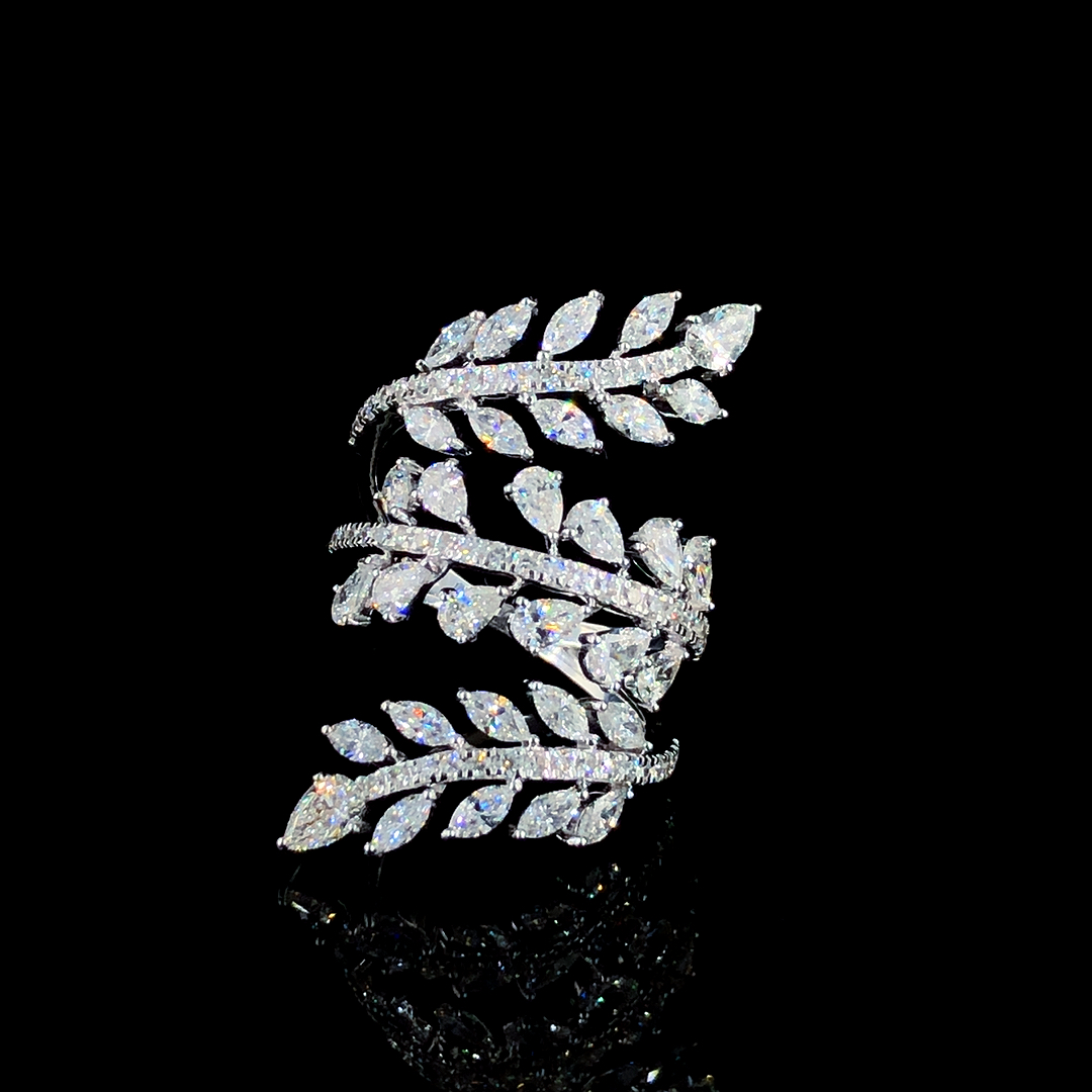 Whispering Leaves Ring